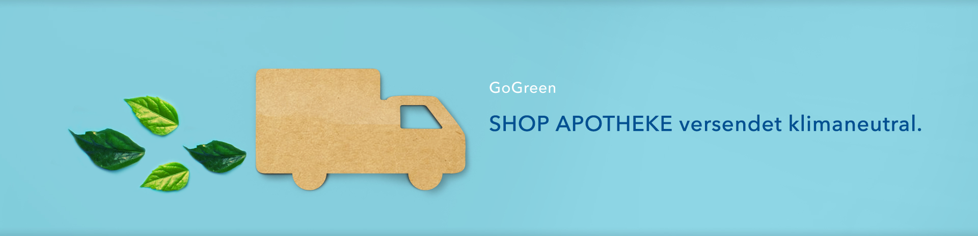 Beteiligung am Klimaschutzprogramm GoGreen – SHOP APOTHEKE